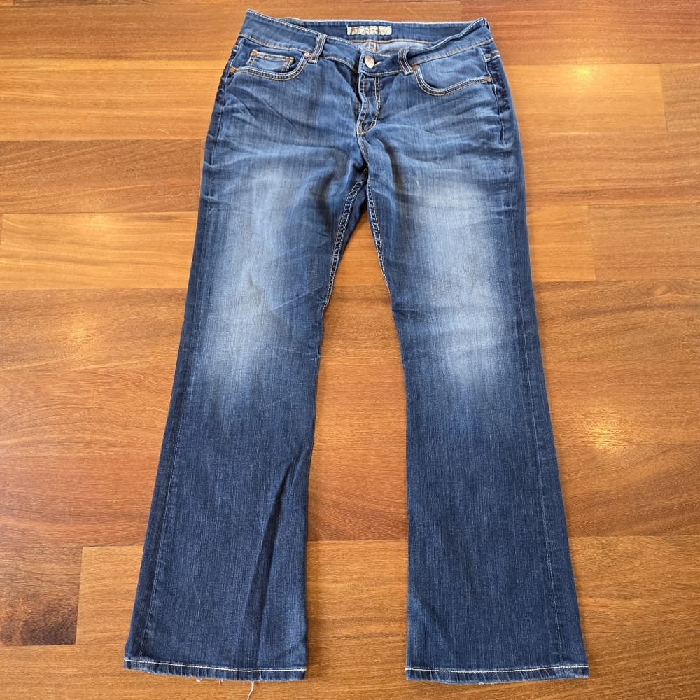 BKE Culture Bootcut Jeans Women’s 31x31.5 Dark Wash Stretch Denim Flare